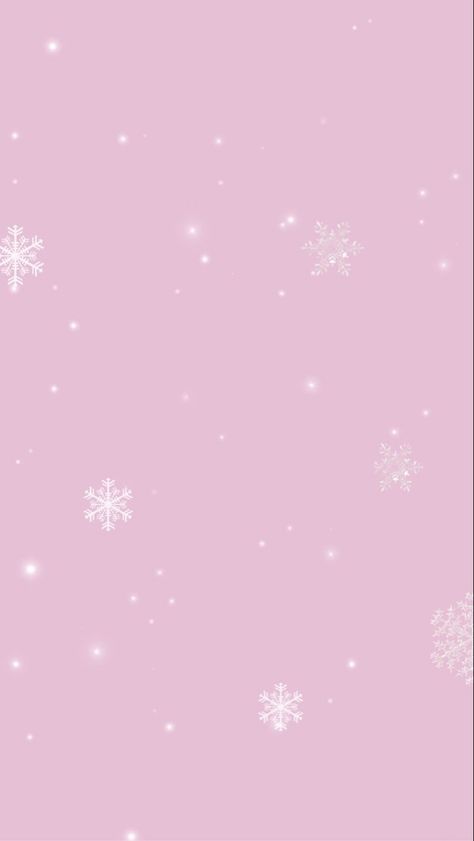 Pink Snow Flakes Wallpaper, Girly Christmas Aesthetic Wallpaper, Pink Snowflakes Wallpaper, Pink Christmas Ios Homescreen, Pink Christmas Aesthetic Wallpaper Iphone, Christmas Pink Aesthetic Wallpaper, Pink Snow Wallpaper, Cute Girly Christmas Wallpapers, Cute Christmas Wallpapers Aesthetic Pink