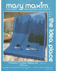 Mary Maxim - Mary Maxim: Patterns Lake Theme, C2c Crochet Blanket, Latch Hook Rug Kits, Mary Maxim, Knitted Afghans, Crochet Quilt, Afghan Pattern, Crochet Tapestry, Blanket Knitting Patterns