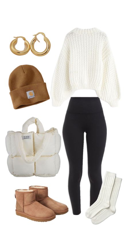 Uggs Outfit Ideas, Ugg Tazz Slippers, Tasman Uggs, Tazz Slippers, Outfit With Uggs, Uggs Outfits, Preppy Fall Outfits, Cute Looks, Skandinavian Fashion