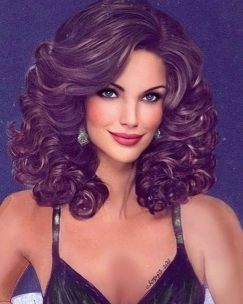 Big Texas Hair, Long Hair Volume, Texas Hair, 50s Hairstyles, Highlights Curly Hair, Brunette Hair With Highlights, Curly Hair Photos, Curls For Long Hair, Hair Cutting Videos