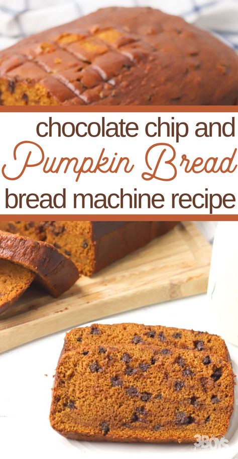 Pumpkin Bread Recipe For Bread Machine, Bread Machine Recipes Sweet, Bread Bread Machine, Easy Pumpkin Bread, Easy Bread Machine Recipes, Bread Pumpkin, Best Bread Machine, Bread Machine Recipe, Pumpkin Bread Easy