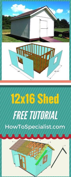 12x16 Shed, Diy Storage Shed Plans, Shed Plans 12x16, Create Storage, Diy Storage Shed, Wood Shed Plans, Free Shed Plans, Shed Building Plans, Diy Shed Plans