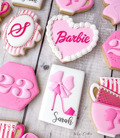 Birthday Barbie/tea party 💖🫖☕️💖 . . . . . . . #mycookiespace #lacookies #labaker #lasweets #ladesserts #latreats #lapartyfavor #losangelescookies #losangelescustomcookies #customcookieslosangeles #losangelespartyfavors #partyfavorslosangeles #decoratedcookieslosangeles #sugarcookieslosangeles #fyp #foryoupage #fypシ #fypage #foryourpage❤️ #fypage✨ #lacookier #lacookielady #losangelescookier #barbie #barbieparty #barbiebirthday #barbiecookies #barbiestyle #barbiefashion #barbieteaparty Barbie Cookies Decorated, Barbie Tea Party, Barbie Cookies, Birthday Barbie, Baking 101, Kid Cupcakes, Cookie Cake Birthday, Cookies Decorated, March 1