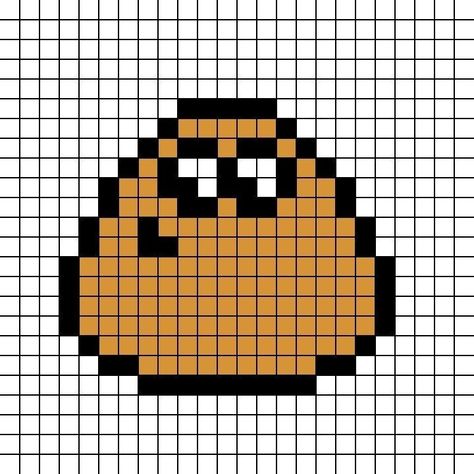 Funny Perler Bead Patterns, Pixel Art Animals, Square Drawing, Art Spiderman, Organizator Grafic, Piskel Art, Perler Ideas, Easy Pixel Art, Pixel Art Templates