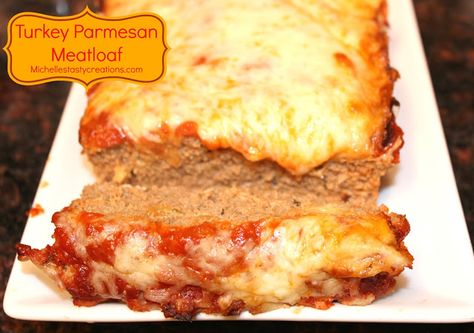 Parmesan Meatloaf, Steak And Potatoes, Turkey Meatloaf, Italian Spices, Freezer Cooking, Meatloaf Recipes, Low Carb Yum, Chicken Parmesan, Pasta Sauce