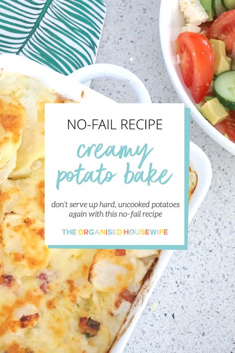 Potato Bake With Cream, Potatoe Bake Recipes Creamy, Healthy Potato Bake, Creamy Baked Potatoes, Potato Bake Recipe Creamy, Potato Bake Recipe Easy, Easy Potato Bake, Creamy Potato Bake, Bbq At Home