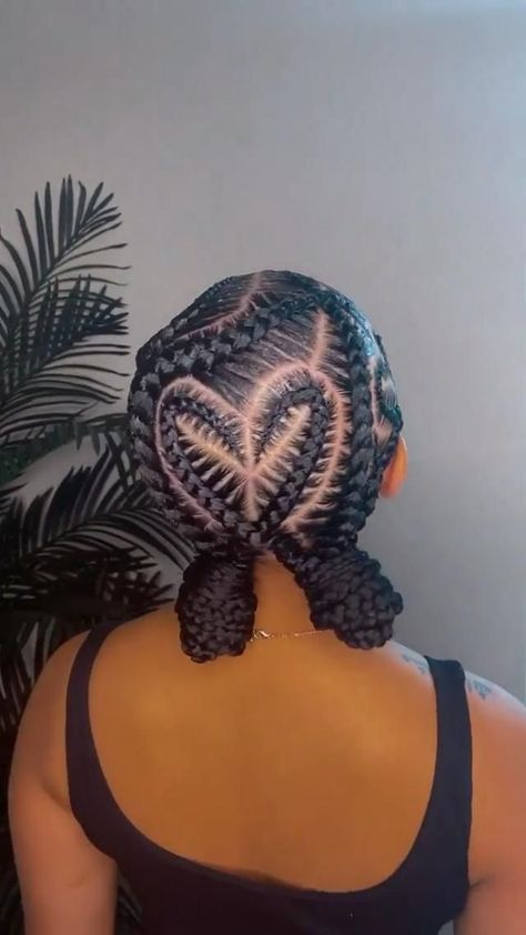 Nov 28, 2021 - This Pin was discovered by Annabelle Maquiaba. Discover (and save!) your own Pins on Pinterest Valentines Hairstyles, Feed In Braids, Braided Hairstyles For Black Women Cornrows, Lil Girl Hairstyles, Feed In Braids Hairstyles, African Hair Braiding Styles, Braided Cornrow Hairstyles, Cute Braided Hairstyles, Braids Hairstyles Pictures