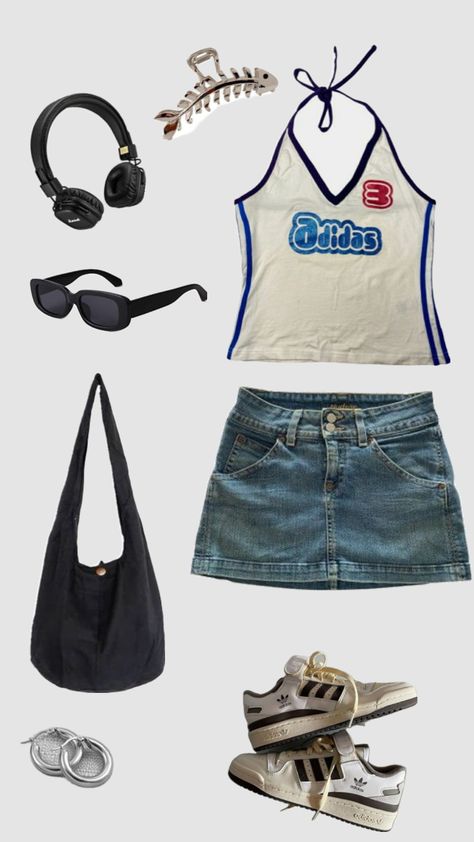 Outfit Inspo #outfitinspo #vintage #fashion #fashioninspo #fashionboard #aestehthic #ootd #vibes #beauty #clothing #outfit #fit #fitinspo Cute Outfits Aesthetic, Style Inspiration Trendy, Skirt Sneakers, Outfits Aesthetic Vintage, Ahs Style, Aesthetics Fashion, Sunglasses Fashion, Blogger Fashion, Pinterest Outfits