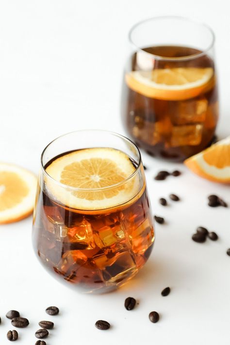 Old Fashioned Cold Brew Coffee Old Fashion Drink, Best Cold Brew Coffee, Mixology Recipes, Old Fashioned Drink, Making Cold Brew Coffee, Orange Bitters, Ground Coffee Beans, Coffee Menu, Pumpkin Spice Coffee