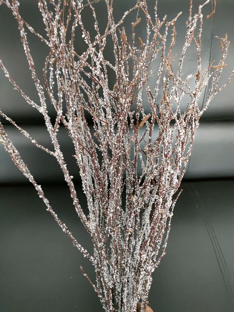 PRICES MAY VARY. Color:snowflake Glittered Birch Branches.Such dried birch are painted with snowflake,also have glitter on them. Qty:about 13-15 stems wiht a led light,these branch sticks are very thick and very long.,ideal for floor vase Length:total length about 20-24 inch.This is a natural product, so size and length of the branches may vary slightly. Application:Decorative birch branches are beaded with small beads to give texture and fun eye candy to your branches and arrangements. We focus Floor Vase Christmas Arrangement, September Wedding Centerpieces, Winter Wonderland Christmas Decorations, Metal Christmas Decor, Witchy Holidays, Grey Christmas Decor, Twigs Decor, Snowflake Centerpieces, Christmas Wedding Decor