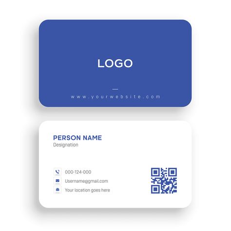 Calling Card Design, Stationery Business Card, Business Cards Layout, Qr Code Business Card, Graphic Design Business Card, Name Card Design, Professional Business Card Design, Visiting Card Design, Business Card Design Creative