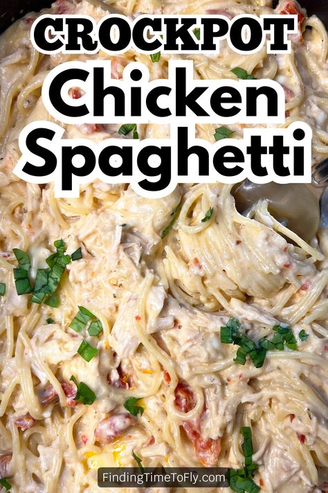 The Ultimate Creamy Cheesy Crock Pot Chicken Spaghetti Recipe Crock Pot Chicken Spaghetti, Chicken Spaghetti Recipe Crockpot, Crockpot Chicken Spaghetti, Chicken Spaghetti Recipe, Crockpot Spaghetti, Cheesy Chicken Spaghetti, Chicken Spaghetti Recipes, Easy Crockpot Chicken, Crock Pot Chicken