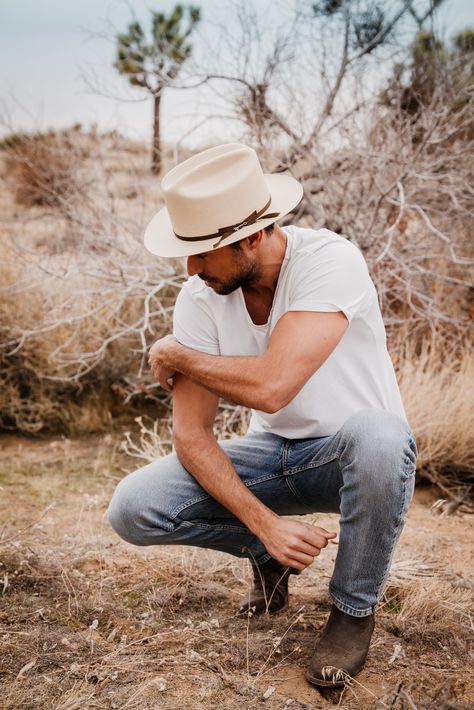 Cowboy Hat Outfit Men, Cowboy Shoot, Open Road Hat, Stetson Open Road, Hat Outfit Men, Garland Texas, Photo Men, Stem Style, Fedora Style