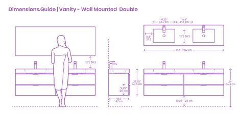 Bathroom For Two People, Double Vanity Dimensions, Bathroom Vanity Height Standard, Vanity Dimensions Bathroom, Double Sinks In Bathroom, Bathroom Vanity Design Modern, Bathroom Vanity Measurements, Bathroom Vanity Dimensions, Bathroom Vanity Height