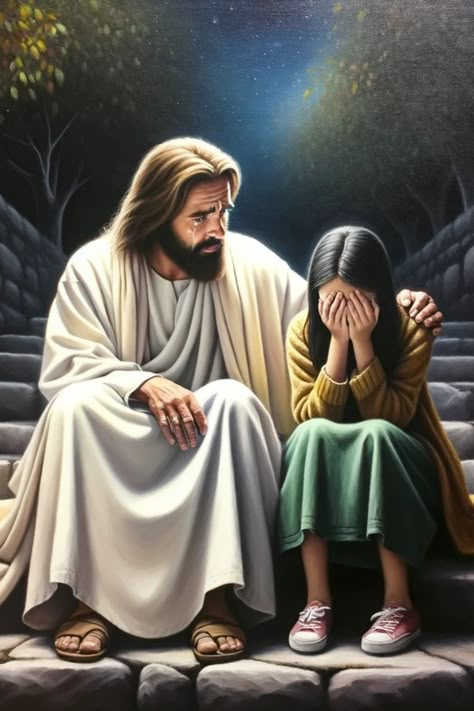 Jesus wallpaper art to remind us of his goodness when times get hard. Jesus Christ Lds Wallpaper, Pictures Of Jesus Christ Wallpaper, Jesus And Me Wallpaper, Pics Of Jesus, Jesus Holding Woman, Love Jesus Wallpaper, Jesus Art Wallpaper, Jesus Pictures Powerful, Jesus Art Beautiful Images