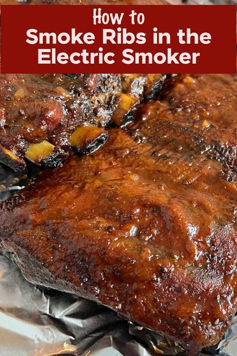 Smoked Spare Ribs In Smoker, Electric Smoker Ribs, Bradley Smoker Recipes, Smoked Pork Spare Ribs, Smoked Spare Ribs, Smoker Ribs, Dehydrated Recipes, Smoked Pork Recipes, Smoker Recipes Electric