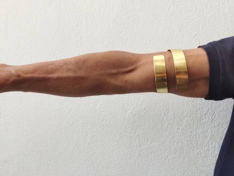 Excited to share the latest addition to my #etsy shop: Men gold wide upper arm band, wrap around men armlet cuff, men snake bicep bracelet https://etsy.me/3k6tBdN Mens Arm Jewelry, Bracelet Biceps, Bicep Bracelet, Upper Arm Cuff Bracelet, Arm Cuff Bracelet, Upper Arm Cuffs, Arm Bracelet, Brass Sheet, Arm Jewelry