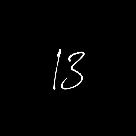 13 Wallpaper Number, Number 13 Tattoos, Lucky Number 13, Number Wallpaper, Txt Pics, 13 Tattoos, Mom Tattoo, Number 13, Lucky Number