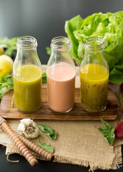 Basil Strawberry, Garlic Salad Dressing, Best Salad Dressing, Strawberry Honey, Foodgawker Recipes, Types Of Salad, Creamy Recipes, Egg Casserole Recipes, Fine Dining Recipes