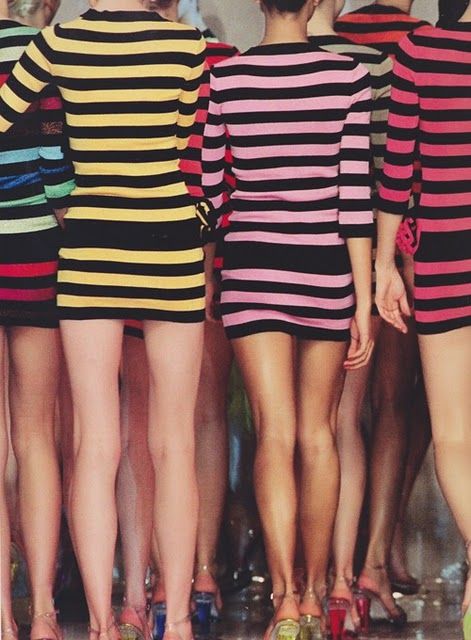 Mads Norgaard, Stripy Tops, Look 80s, Bright Stripes, Striped Mini Dress, Sonia Rykiel, Iconic Photos, Up Girl, Who What Wear