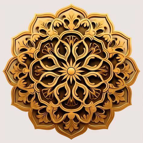 Islamic Mandala, Mandala Golden Design, Golden Green Mandala Art Background With Border, Golden Mandala Wallpaper, Mandala Png, Yellow Mandala, Png Images Free, Photography Movies, Mandala Background