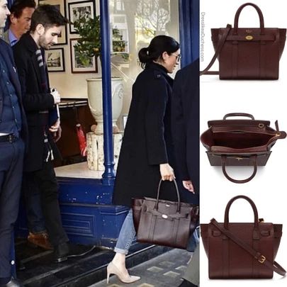 Oxblood Outfit, Mulberry Tote, Burgundy Bag, Duchess Meghan, Noble Lady, Mulberry Color, Mulberry Bag, Dream Bags, Tote Outfit