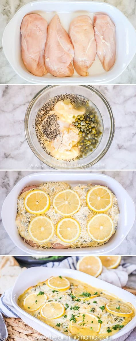 Keto Lemon Chicken, Chicken Piccata Easy, Easy Chicken Piccata, The Pinning Mama, Piccata Recipe, Chicken Piccata Recipe, Casserole Chicken, Chicken Piccata, Recipe Dinner