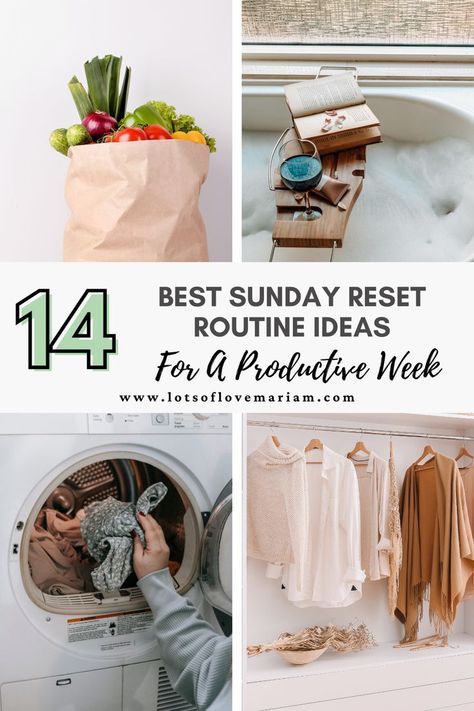 WOW! You guys have to try this Sunday reset routine checklist to boost productivity, achieve mental clarity, and maintain a healthy work-life balance every week. 14 sunday reset routine ideas and step by step guide! Reset Routine Checklist, Reset Checklist, Sunday Reset Routine, Reset Routine, Sunday Reset, Sunday Routine, Routine Checklist, Routine Ideas, Self Improvement Quotes