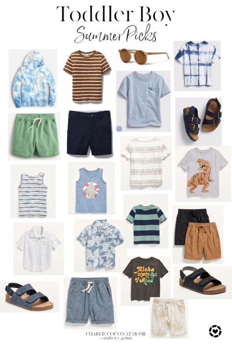 Boys Summer Capsule Wardrobe, Boys Vacation Outfits, Toddler Boy Style Summer, Toddler Boys Summer Outfits, Toddler Boy Spring Outfits, Zara Boys Outfits, Boy Spring Outfits, Toddler Boy Outfits Summer, Toddler Boy Summer Fashion