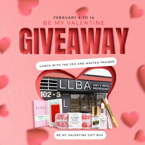 ✨ Tell us your favourite pair in the LLBA ‘Perfect Combination’ campaign to win our BE OUR VALENTINE GIVEAWAY 🔥The prizes are: 1️⃣ Win a day at LLBA professional where you will be spoiled (with flowers and chocolate); 2️⃣ Meet the warehouse; 3️⃣ Be My Valentine gift box; 4️⃣ Lunch with the CEO and Master Trainer, Natalia. ⁠ #giveaway #lashgiveaway #eyelashextension #browtint #lashartist #lashtech #lashlift #lashliftandtint #lashlover #lashboss #lashlifting #lashlove #llba Giveaway Valentines Day, Giveaway Graphic, Flowers And Chocolate, Brain Storm, Valentines Gift Box, Ad Ideas, Social Media Planning, Media Planning, Brow Tinting