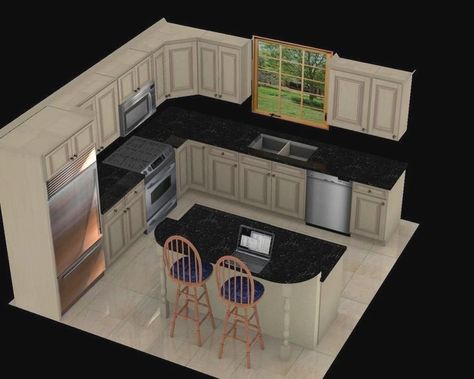 Luxury 12x12 Kitchen Layout With Island 51 For With 12x12 Kitchen 12x12 Kitchen, Kitchen Layout With Island, Ergonomic Kitchen, Kitchen Layouts With Island, Kitchen Layout Plans, Small Kitchen Layouts, Kabinet Dapur, L Shaped Kitchen, Kitchen Designs Layout