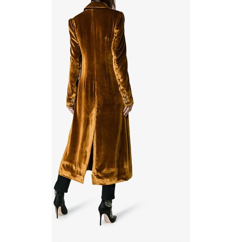 Velvet Duster Coat, Brown Velvet Coat, Velvet Coat Women, Shadow Dress, Velvet Duster, Rustic Outfits, Rock And Roll Fashion, Coat Collar, Velvet Dress Designs