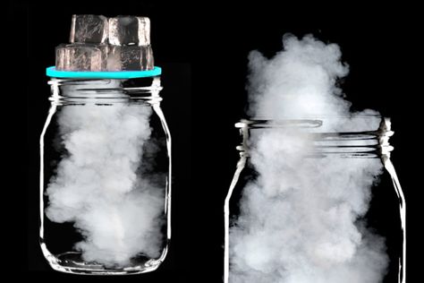 Learn all about clouds and how they form and make a cloud in a jar!  This science experiment is so cool because you literally make your own cloud just like the ones in the sky! #cloudinajar #cloudinajarexperiment #cloudexperimentsforkids #cloudexperiment #weatheractivities #weatherexperimentsforkids #scienceexperimentskids #growingajeweledrose Making Clouds Experiment, How To Make A Cloud In A Jar, Make A Cloud In A Jar, Cloud Seeding Project, Cloud In A Bottle Experiment, Rain Cloud In A Jar Experiment, Cloud Experiments For Kids, Make Clouds, How To Make A Cloud