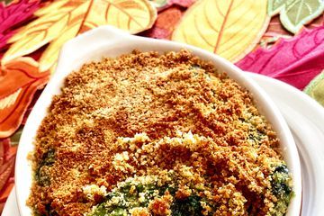 River Road Spinach Madeline Recipe Madeline Recipes, Madeline Recipe, Spinach Madeline, Madelines Recipe, Spinach Side, Recipe For Spinach, Spinach Side Dish, Southern Louisiana, Seasoned Bread Crumbs