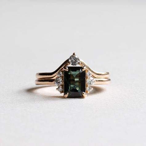 ENGAGEMENT RINGS – Page 2 – Rose & Choc Green Engagement Rings, Green Sapphire Engagement, Green Sapphire Engagement Ring, Green Sapphire Ring, The Bling Ring, Cute Engagement Rings, Future Engagement Rings, Emerald Cut Engagement, Emerald Engagement Ring Cut