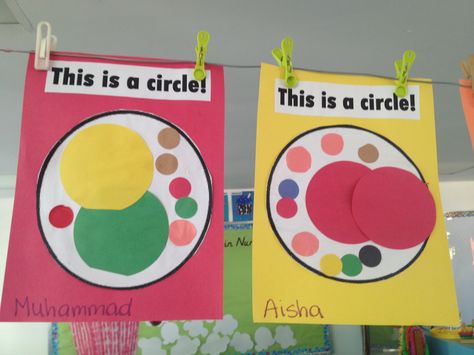 circle Circle Art Projects Preschool, Shapes Circle Time Preschool, Red Circle Art Preschool, Circle Science Preschool, Circle Art For Preschool, Circle Shape Craft For Preschool, Circle Art Activities For Preschool, Circle Craft Preschool, Preschool Circle Crafts