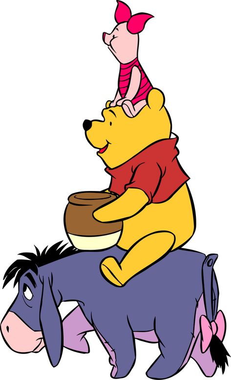 Winnie The Pooh Decor, Eeyore Pictures, Winnie The Pooh Drawing, Baby Cartoon Characters, Winnie The Pooh Cartoon, Disney Clipart, Winnie The Pooh Pictures, Baby Poster, Cute Vector