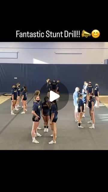 Cheerleading Coaching Center on Instagram: "Here is a fantastic cheerleading stunt drill to perfect your skills and your timing! @vu_stunt 👍📣😊  🌟🌟🌟🌟🌟 ATTENTION CHEERLEADING COACHES:   Would you love some help with your season?  How about ALL of your curriculum in 1 place - including Music?!   Now is the time to check out the Cheerleading Coaching Center TODAY and let us help you make your season more Productive, Easier and More FUN!!!   Get your FREE access for 24 hours to Check it ALL out at CheerleadingCOACHINGCenter.com - Link in Bio 📣👍😊  🌟🌟🌟🌟🌟 #CheerandDanceOnDemand #CheerleadingOnDemand #LearnToCheerAtHome #cheer #cheerleader #cheerleading #cheerlife  #cheerleaders #cheerbow #cheercoach #cheercoaches #cheercaptain #cheermom #cheerleadingjewelry #cheerleadinggift #ameri Football Game Cheer Stunts, Cheer Flip Stunt, Cheer Lock In Ideas, Level 2 Cheer Stunts All Star, Cheer Showcase Ideas, Easy But Cool Cheer Stunts, How To Become A Cheerleader With No Experience, Level 3 Stunts Cheerleading, Anything But Poms Cheer Practice