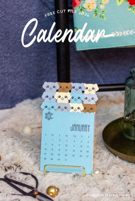 2024 Layered Dog Calendar Calendar Cricut, Free Printable Calendar Templates, Calendar Designs, Creative Calendar, Dog Calendar, Calendar Craft, Coworkers Christmas, Calendar Time, Calendar Download