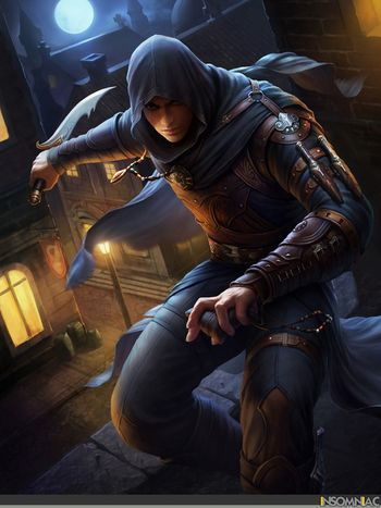 Rysarian Delèdur | Rysarian Wikia | Fandom powered by Wikia Kylar Stern, Assassin Rpg, Hooded Assassin, Rogue Assassin, Night Stalker, الفن الرقمي, Pathfinder Character, Human Male, Fantasy Male