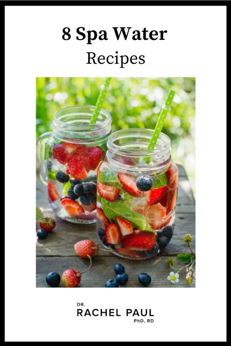 Spa Drinks, Spa Water Recipes, Strawberry Infused Water, Fruit Water Recipes, Flavored Waters, Fruit Infused Water Recipes, Spa Food, Spa Recipes, Flavored Water Recipes