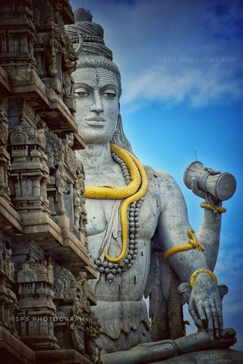 Murudeshwar Temple - Karnataka Shiva Wallpaper, Lord Shiva, Shiva, Statue, Yellow