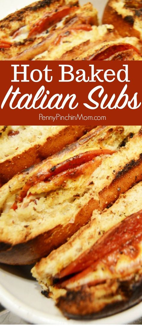 Subs At Home, Sandwich Italian, Italian Sandwich Recipes, Italian Subs, Hoagie Sandwiches, Hot Sandwich Recipes, Italian Sub, Easy Sandwich Recipes, Italian Sandwich