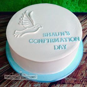 The Perfectionist Confectionist: Shaun - Confirmation Cake Confirmation Cake Ideas, Cake Ideas For Boys, Christian Cakes, Confirmation Cake, Chocolate Biscuit Cake, Confirmation Party, Religious Cakes, First Communion Cakes, Confirmation Cakes