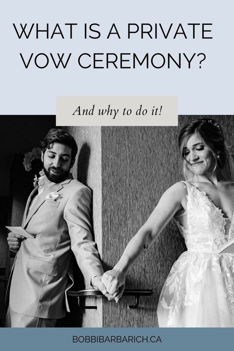 Vow Ceremony Ideas, 10 Year Wedding Renewal Ceremony, Reading Vows Before Ceremony, Private Wedding Ceremony Ideas, Private Wedding Ceremony For Two, Wedding Private Vows, Small Private Wedding Ceremony, Wedding For Two Private, Private Vows Before Wedding Behind Door