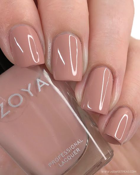 Zoya Neutral Nail Polish, Beige Nail Polish, Nails Grunge, Nail Paint Shades, Old Nail Polish, Nude Nail Polish, Zoya Nail, Zoya Nail Polish, Neutral Nails