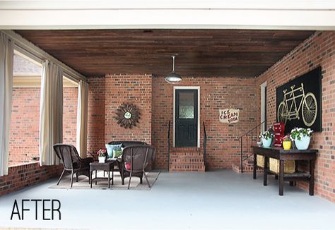 Patio Organization, Carport Makeover, Backyard Sitting Areas, Diy Patio Cover, Carport Patio, Outdoor Covered Patio, Concrete Patios, Carport Designs, Small Patio Garden