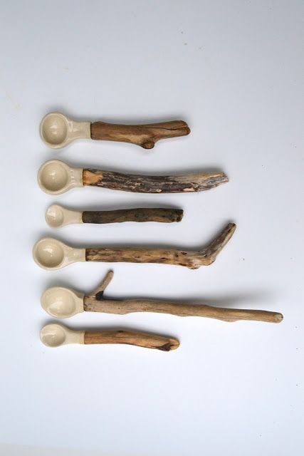 Cucharas de gres Fotocamere Vintage, Ceramic Spoons, Driftwood Art, Wooden Spoons, Ceramic Clay, Clay Projects, Ceramic Sculpture, Art Paint, Wabi Sabi