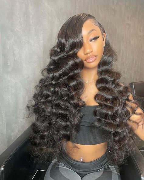 Frontal Wig Hairstyles, Birthday Hairstyles, Quick Weave Hairstyles, Frontal Hairstyles, Pretty Braided Hairstyles, Girls Hairstyles Braids, Hair Ponytail Styles, Hair Laid, Ponytail Styles