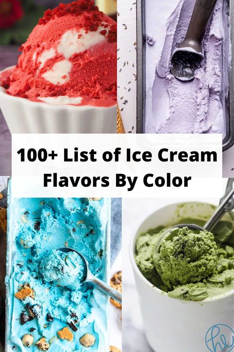 Ice Cream All Flavors, I’ve Cream Flavors, Types Of Ice Cream Flavors, Popular Ice Cream Flavors, Ice Cream Flavors Aesthetic, Sundae Ice Cream Ideas, Unusual Ice Cream Flavors, Fun Ice Cream Recipes, Gelato Flavors List